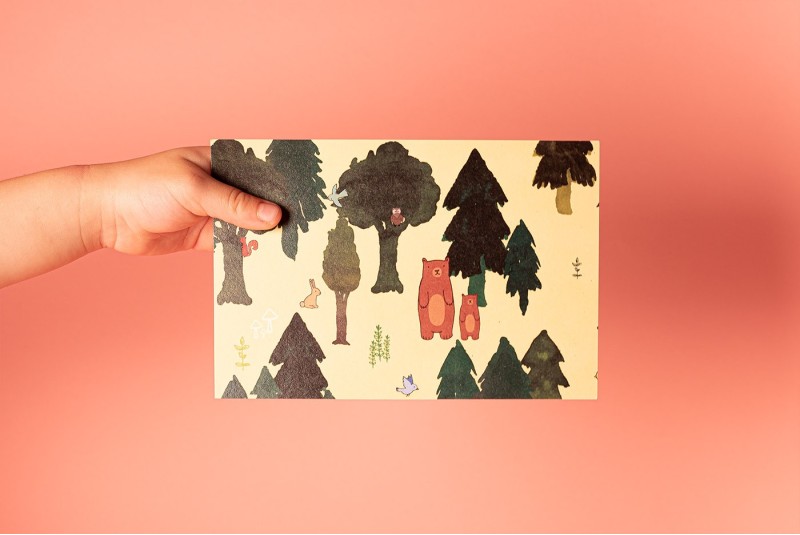 Carte postale Petite forêt