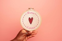Tambour Mamie d'amour coeur