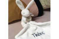 Doudou lapin à personnaliser